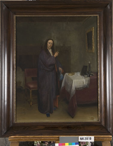 Portrait Of A Man Holding A Letter Gerard Ter Borch Artwork On Useum