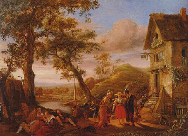 Gypsies In A Landscape Jan Steen Artwork On USEUM