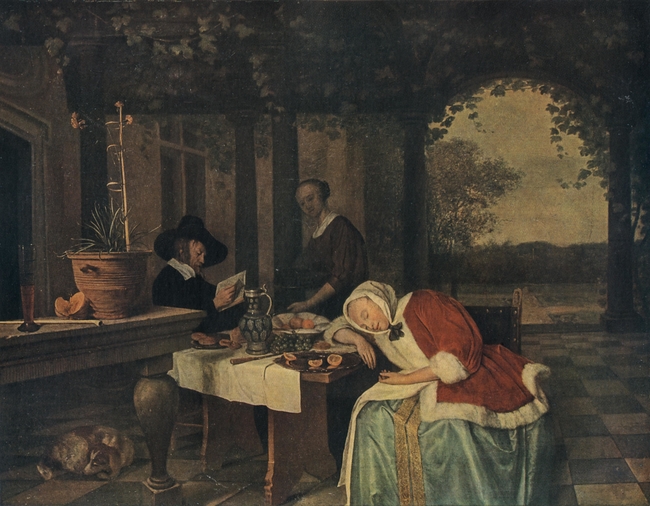 After The Meal Jan Steen Artwork On Useum