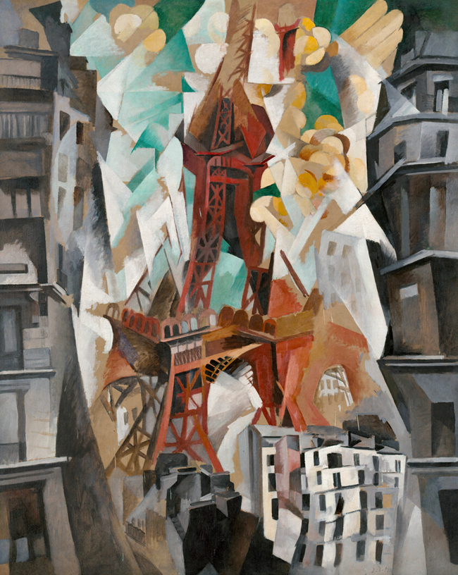 Champs De Mars The Red Tower Robert Delaunay Artwork On Useum