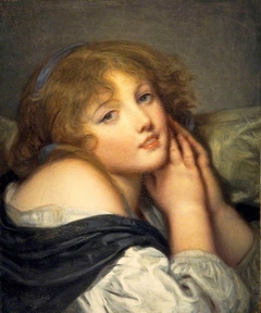 A Girl with Joined Hands by Jean-Baptiste Greuze