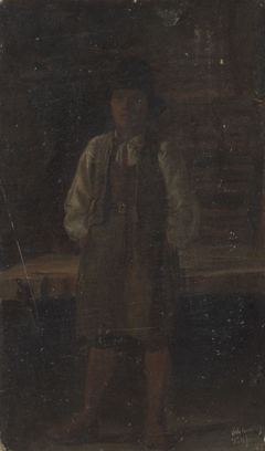 A Joiner's Apprentice by Adolph Tidemand