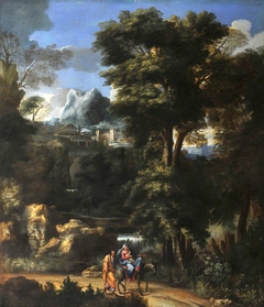 A Landscape with the Flight into Egypt by Noël Coypel