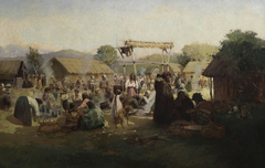 A Native gathering by Walter Wright