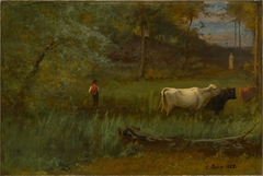 A Pastoral by George Inness