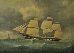 A ship under sail by Stephen Dadd Skillett
