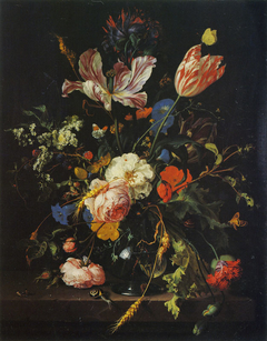 A Vase of Flowers by Jan Davidsz. de Heem