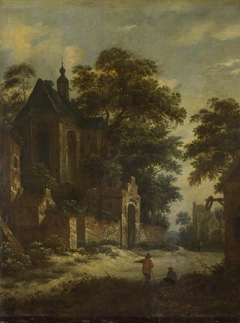 A View of a Village by Roelof Jansz van Vries