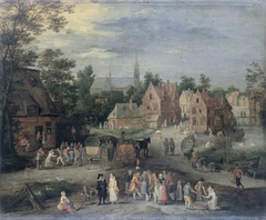 A Village in Flanders by Pieter Gijsels