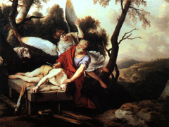 Abraham Sacrificing Isaac by Laurent de La Hyre