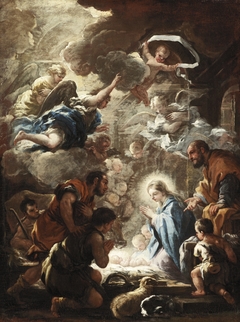 Adoration of the Shepherds (1690) by Luca Giordano