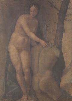 Allegorische weibliche Figur by Girolamo da Treviso the Younger