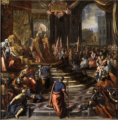 Ambassadors of Doge Ziani by Domenico Tintoretto