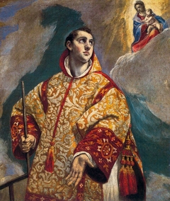 Apparition of the Virgin to Saint Lawrence by El Greco