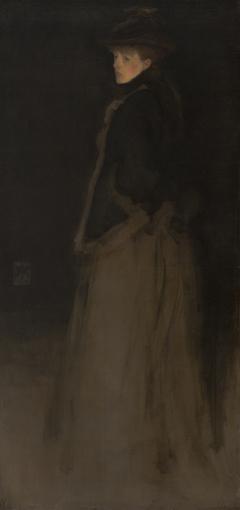 Arrangement in Black and Brown: The Fur Jacket by James McNeill Whistler