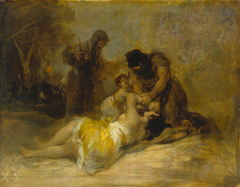 Attack on a Woman by Francisco de Goya