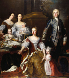 Augusta, Princess of Wales with Members of her Family and Household by Jean-Baptiste van Loo