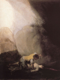 Bandit murdering a woman III by Francisco Goya
