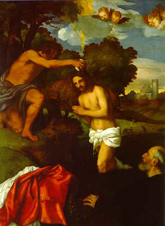 Baptism of Christ by Titian