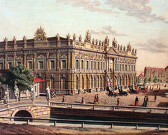 Berlin: View of the Armory and the Opera Bridge by Carl Traugott Fechhelm