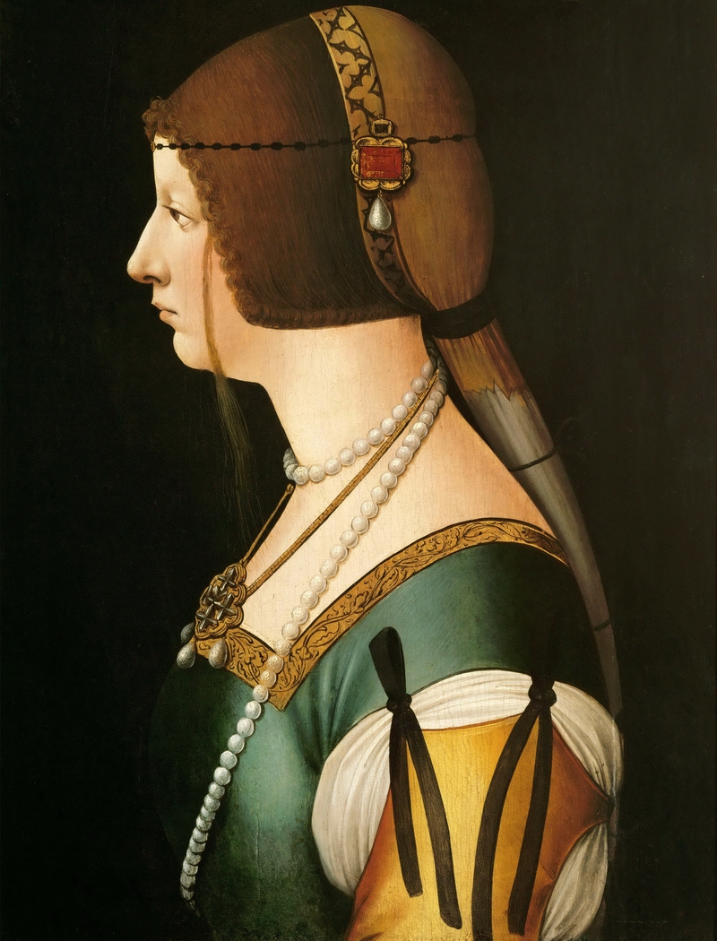 Bianca Maria Sforza (1472-1510), Kaiserin, Profilbildnis