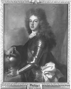 Bildnis des Philipp von Frankreich (1683-1746), seit 1700 als Philipp V. König von Spanien by Joseph Vivien