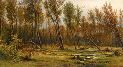 Birches after Storm by Ivan Shishkin