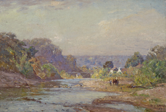 Brookville Landscape by Theodore Clement Steele