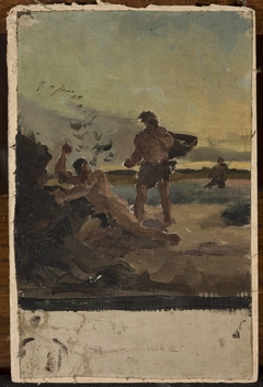 Brother robbers, sketch for a painting by Jan Ciągliński