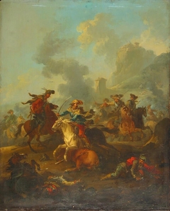 Cavalry Encounter by August Querfurt