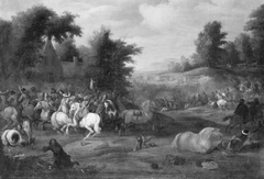 Cavalry Skirmish by Adam Frans van der Meulen