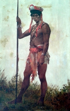 Chief of the indians of the Uaupés River by Décio Villares