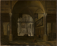 Church interior by Anton Günther Gheringh