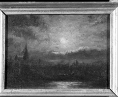 City View with Moon by Ralph Albert Blakelock