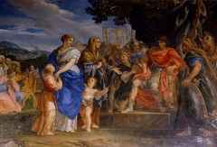 Coriolanus at the gates of Rome by Ciro Ferri