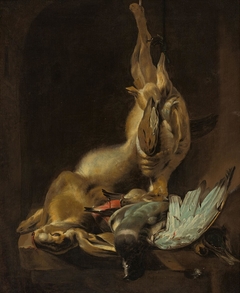 Dead Hare and Birds by anonymous painter