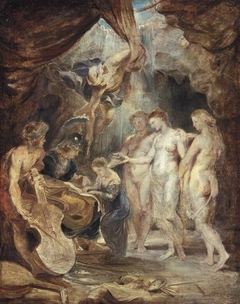 Die Erziehung der Prinzessin (Skizze zum Medici-Zyklus) by Peter Paul Rubens