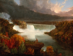 Distant View of Niagara Falls by Thomas Cole