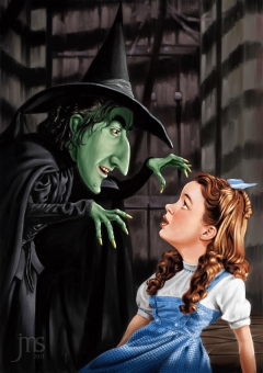 Dorothy and the Witch by Javier Martinez