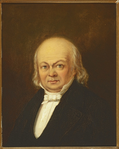 Dr. Willem Frederik Büchner (Rheinheim 1781 - Gouda 1855), stadsdokter van Gouda. by anonymous painter