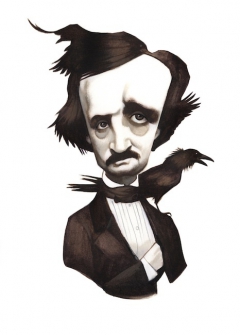 Edgar Alan Poe by Fernando Vicente