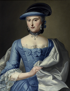 Elisabeth Blankaart (1720-1760). Echtgenote van Christiaan Joannes Vaillant by Pierre Frédéric de la Croix
