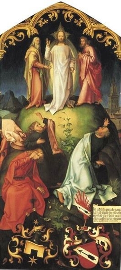 Epitaph der Schwestern Walther: Verklärung Christi by Hans Holbein the Elder