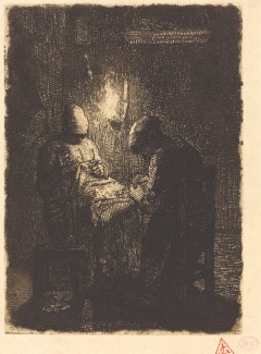 Evening by Jean-François Millet