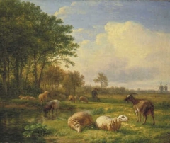Flat Landscape with Trees by Balthasar Paul Ommeganck