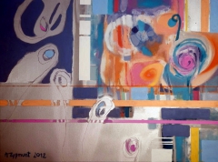 FRIVOLOUS, 2012, oil on canvas, by ANNA ZYGMUNT