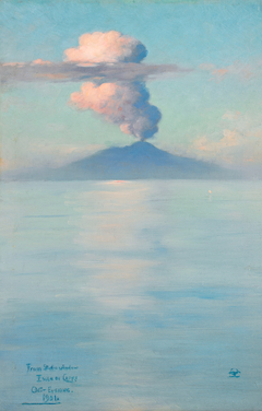 From Studio Window, Isola di Capri, October Evening by Charles Caryl Coleman