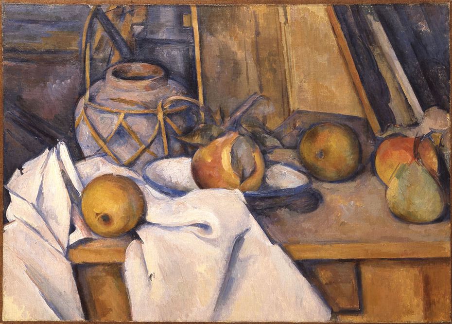 cezanne ginger jar and fruit