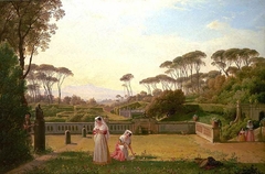 Garden of the Villa Doria Pamphili in Rome