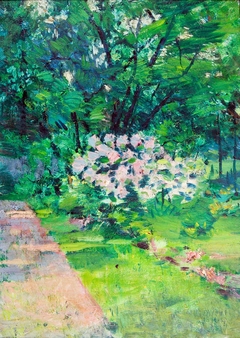 Garden with Path by Denman Ross